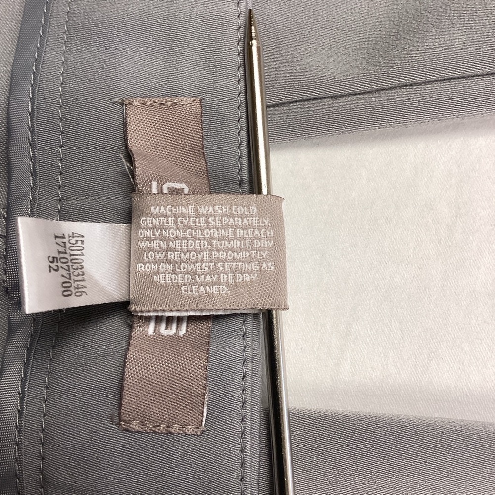 Chicos Gray Dress Pants Sz 3 - Picture 8 of 10